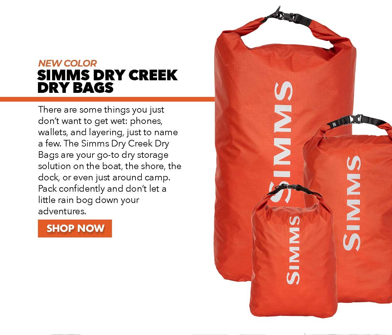 theriversedge: Shop the New Simms Dry Creek Collection!