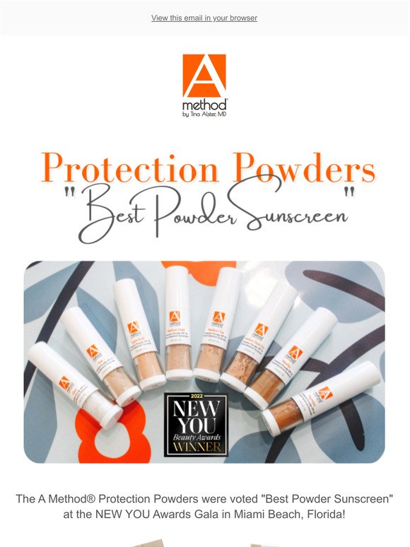  Protection Powders WIN! "Best Powder Sunscreen 2022"