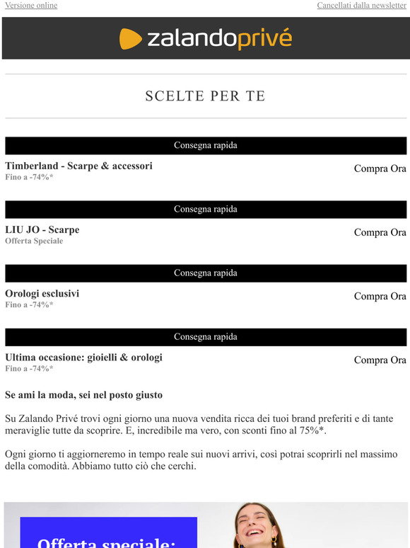 Codice Sconto Zalando Prive \u0026 Buono Novembre 2022 - Quotidiano.net