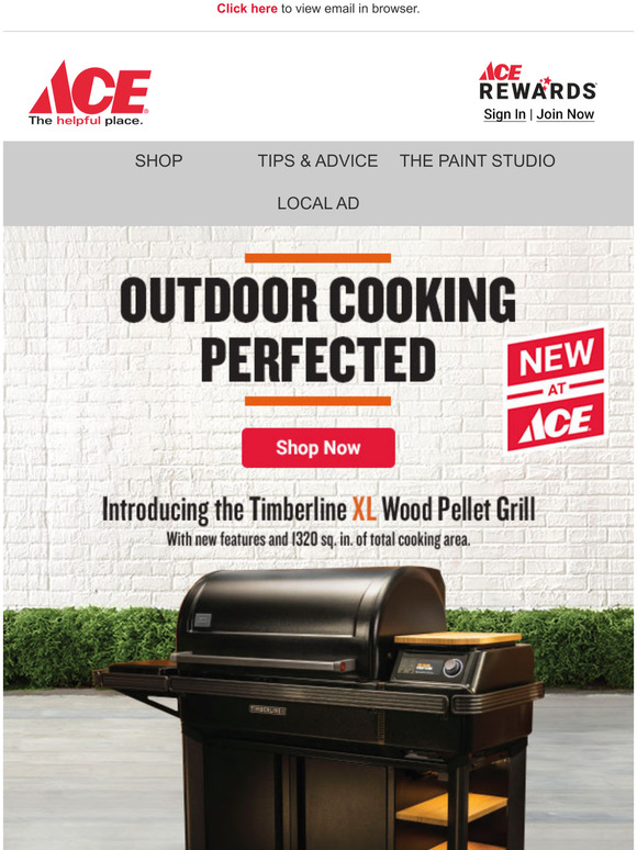 Ace Hardware Introducing the Newest Traeger Grill at Ace Milled