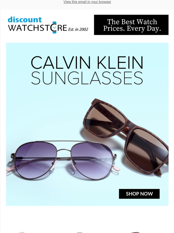 New Deals on CALVIN KLEIN Sunnies!