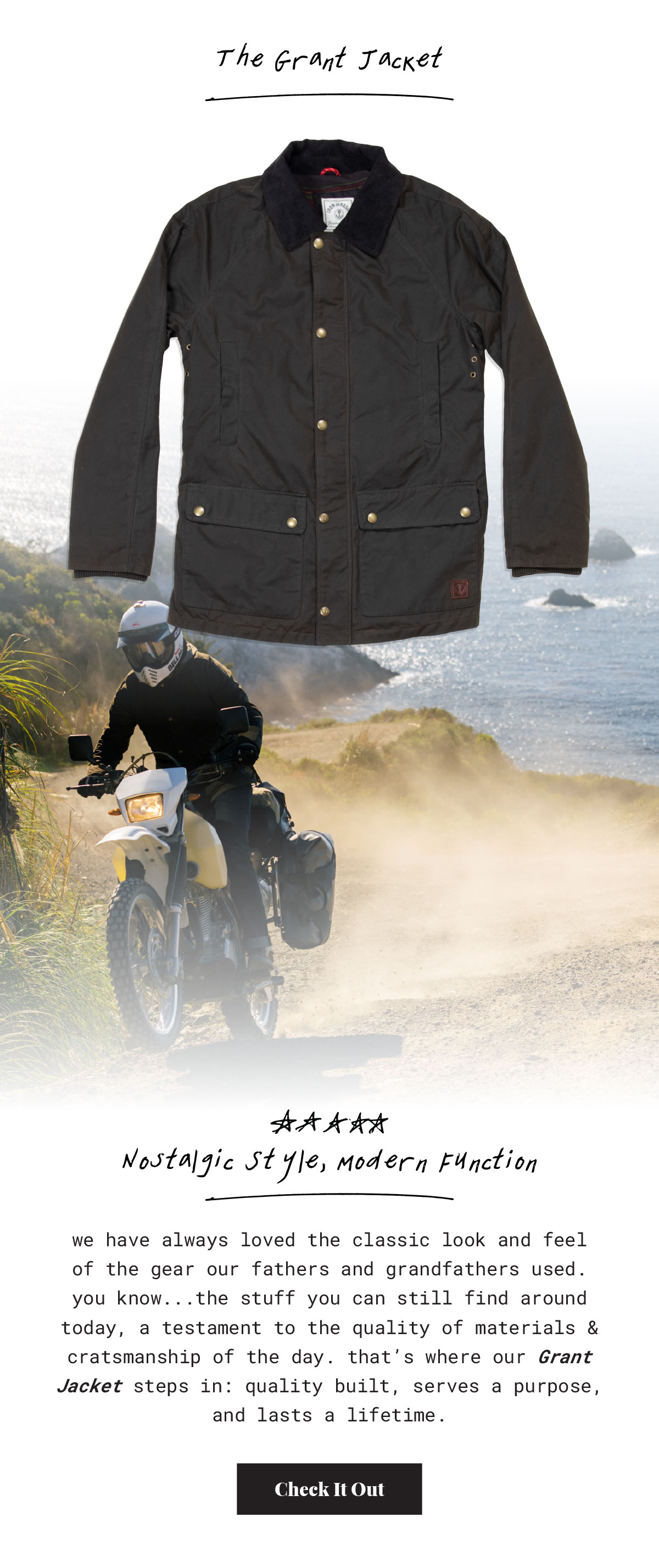 The Grant Jacket: Nostalgic Canvas Style