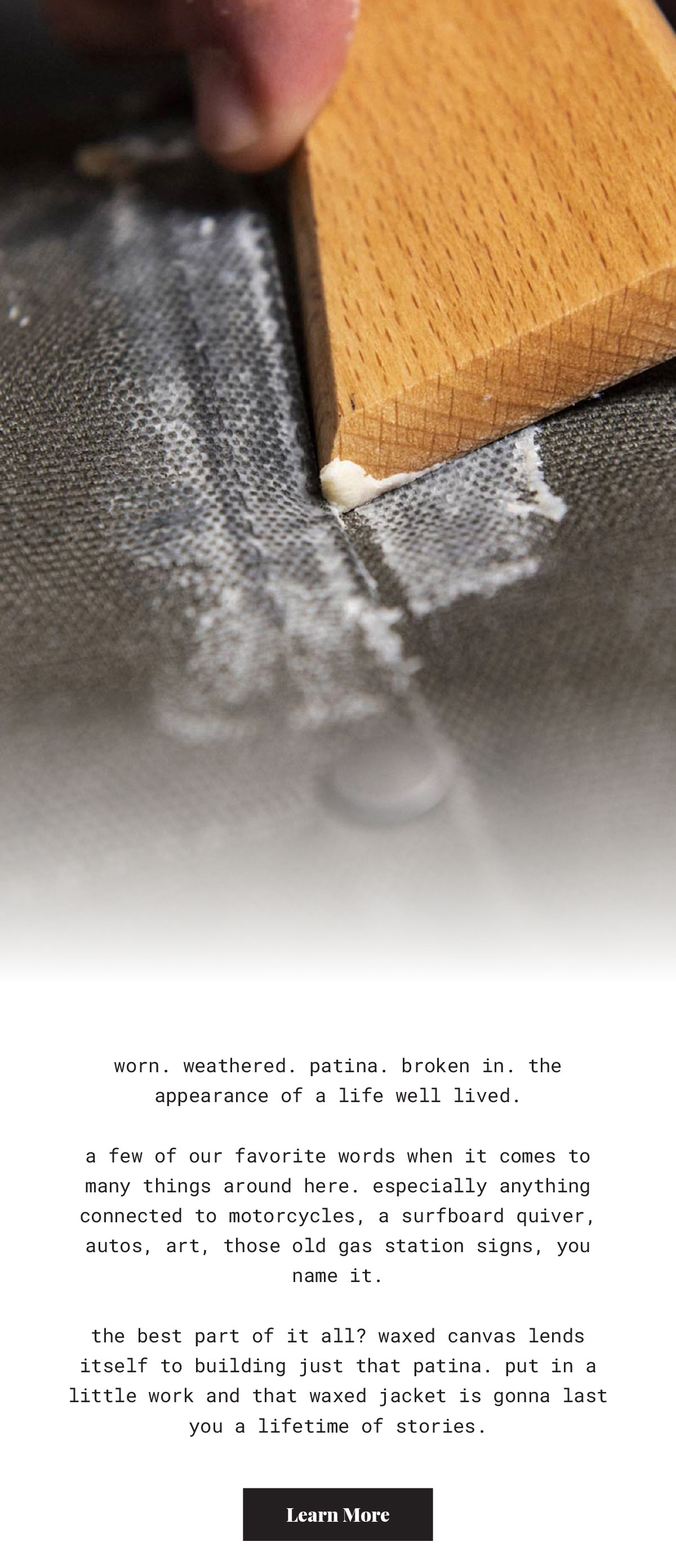 How To Care For Waxed Canvas