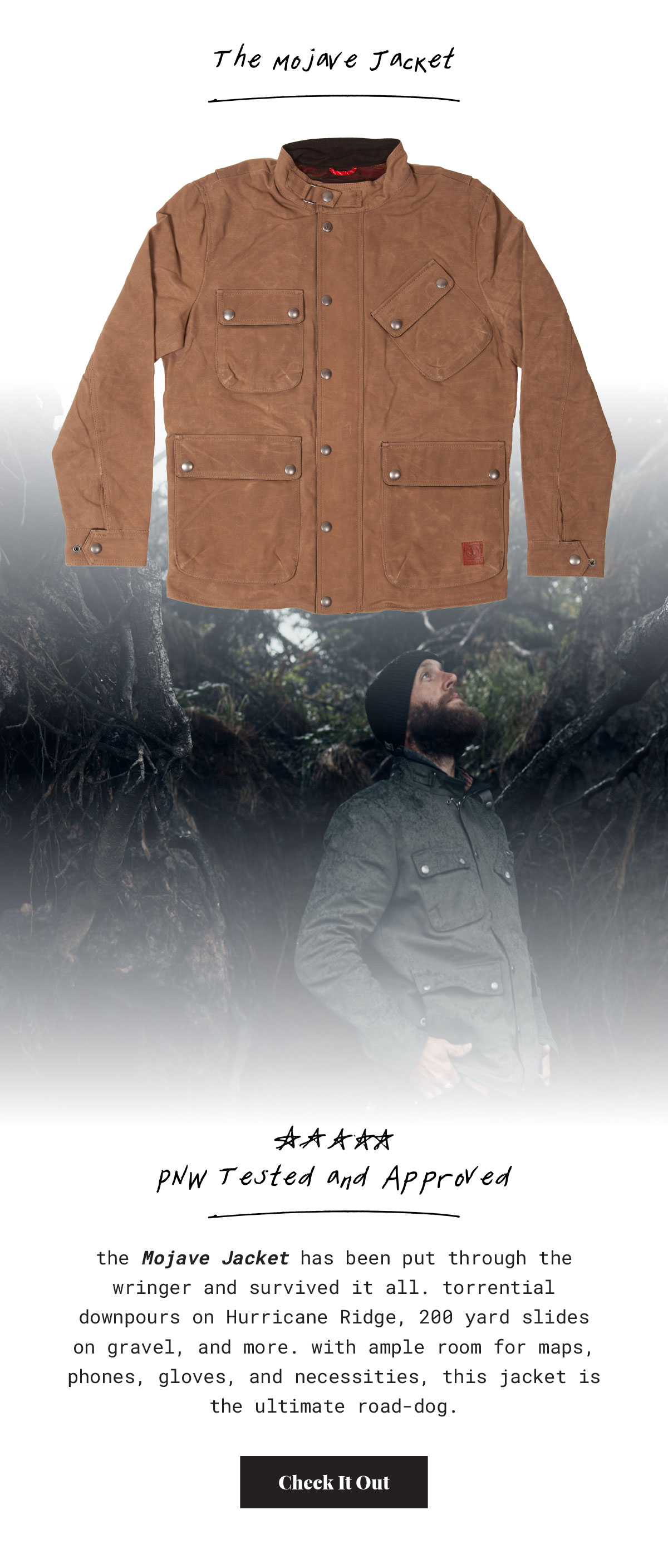 The Mojave Jacket: Heavy Waxed Canvas Outerwaear