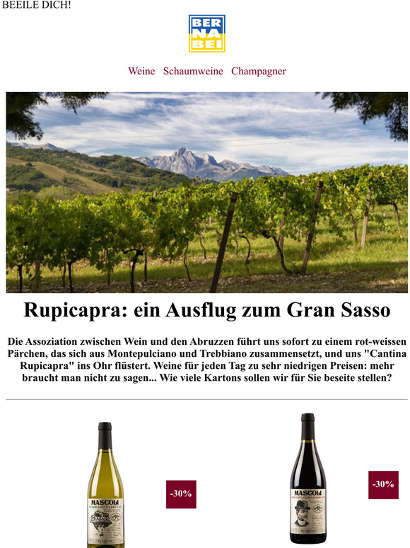  LOS MIT DEM VORRATSKAUF: MONTEPULCIANO 