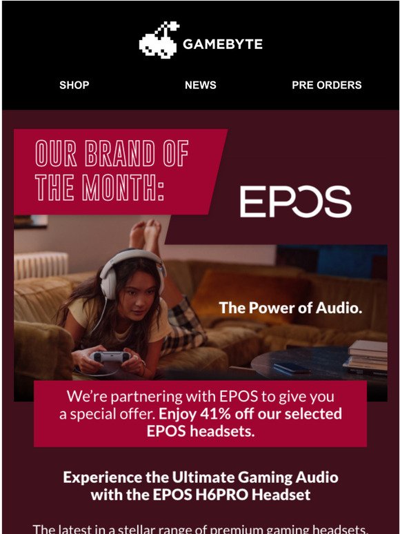 EPOS: For truly unrivalled in-game audio 