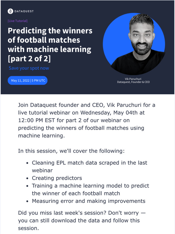 Dataquest [inar] Predicting the winners of football matches with