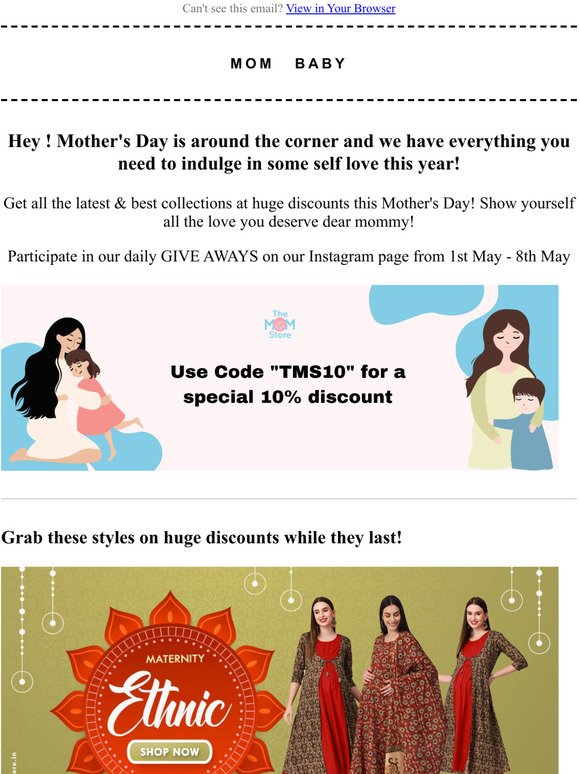 Treat Yourself This Mother's Day! Grab The Exciting Offers Now!