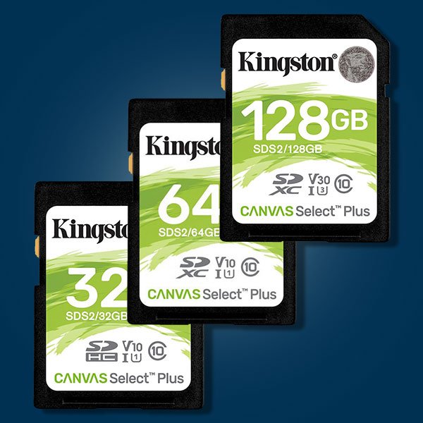 Kingston SDHC / XD Cards 32GB - 128GB - From £6.99
