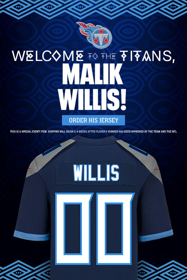 Nike Game Home Malik Willis Jersey - Official Tennessee Titans Store