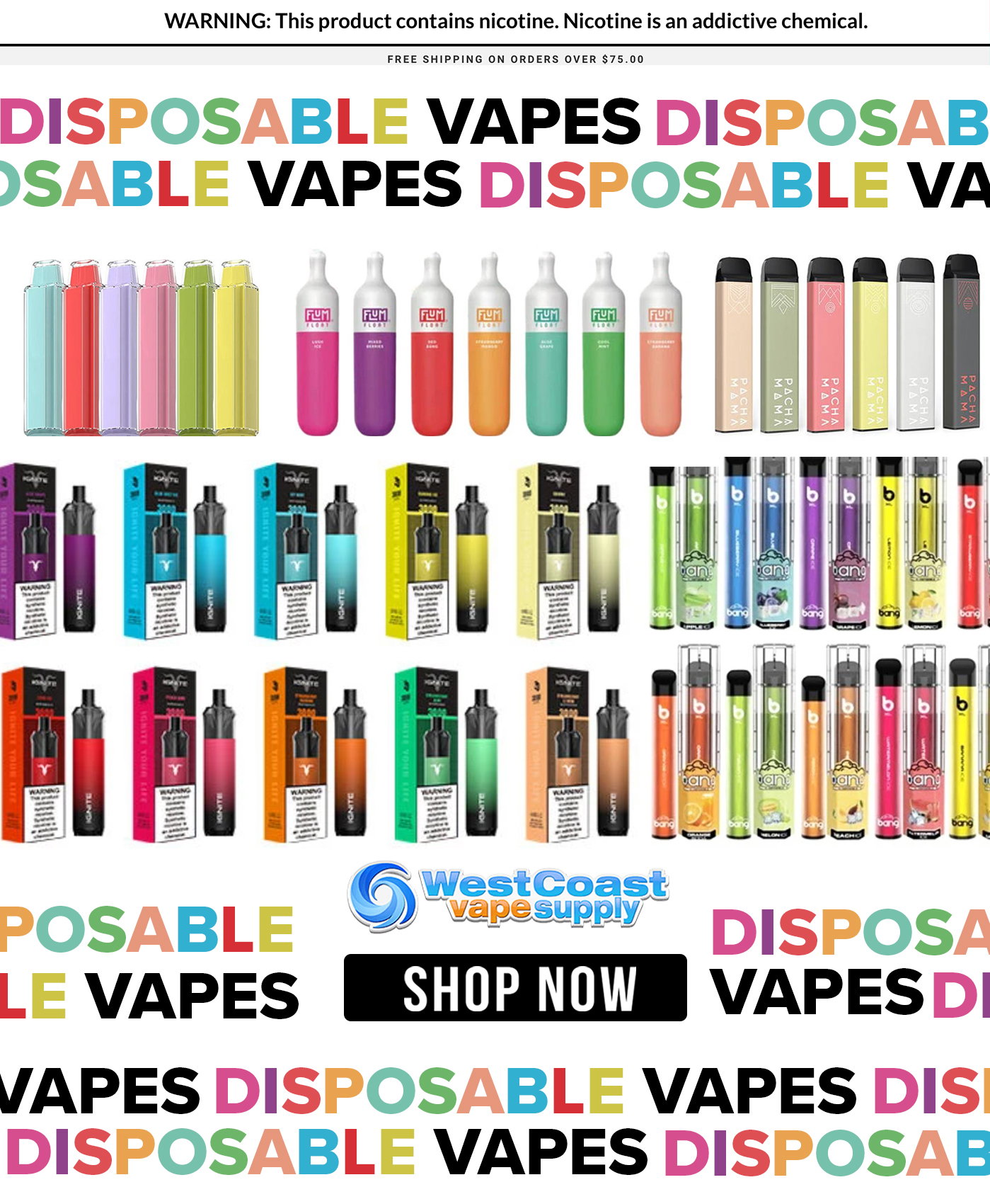 blng disposable vape West Coast Vape Supply: BLNG Air Disposables Now Back In Stock !! main image 1
