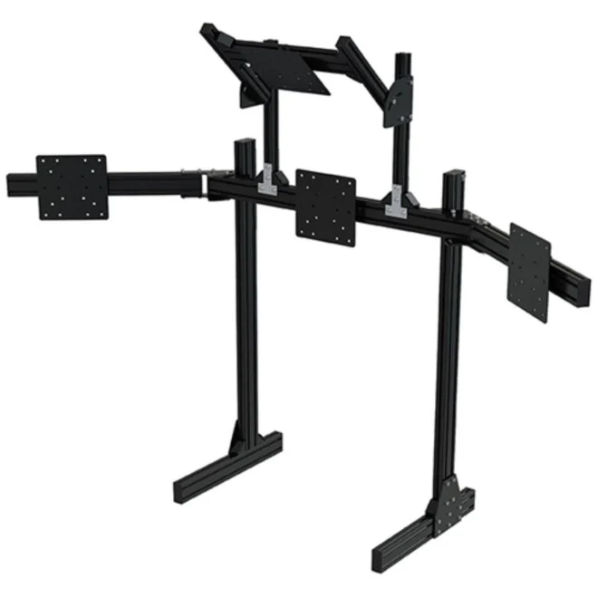 Trak Racer TR8020 Floor Mounted Quad Monitor Stand
