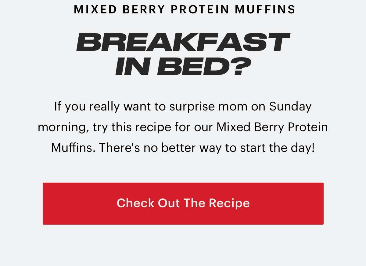 TB12 Recipe Mixed Berry Protein Muffin