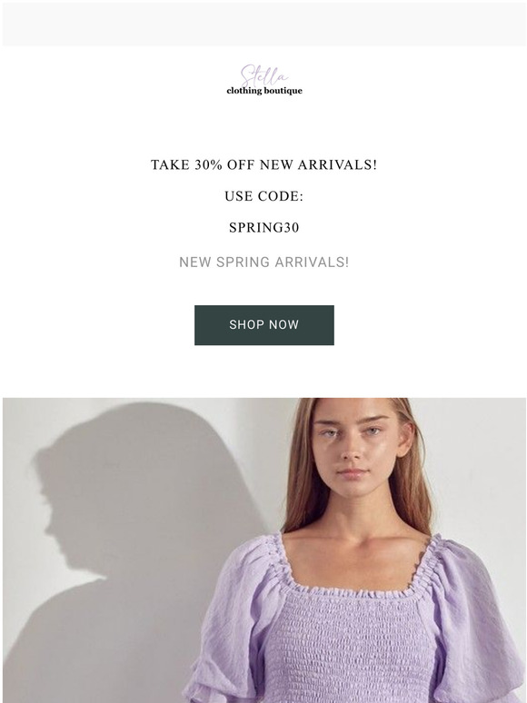 NEW SPRING ARRIVALS AND THEY ARE FLYING!