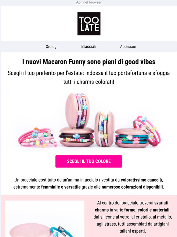 Macaron Funny, il nuovo bracciale  arrivato
