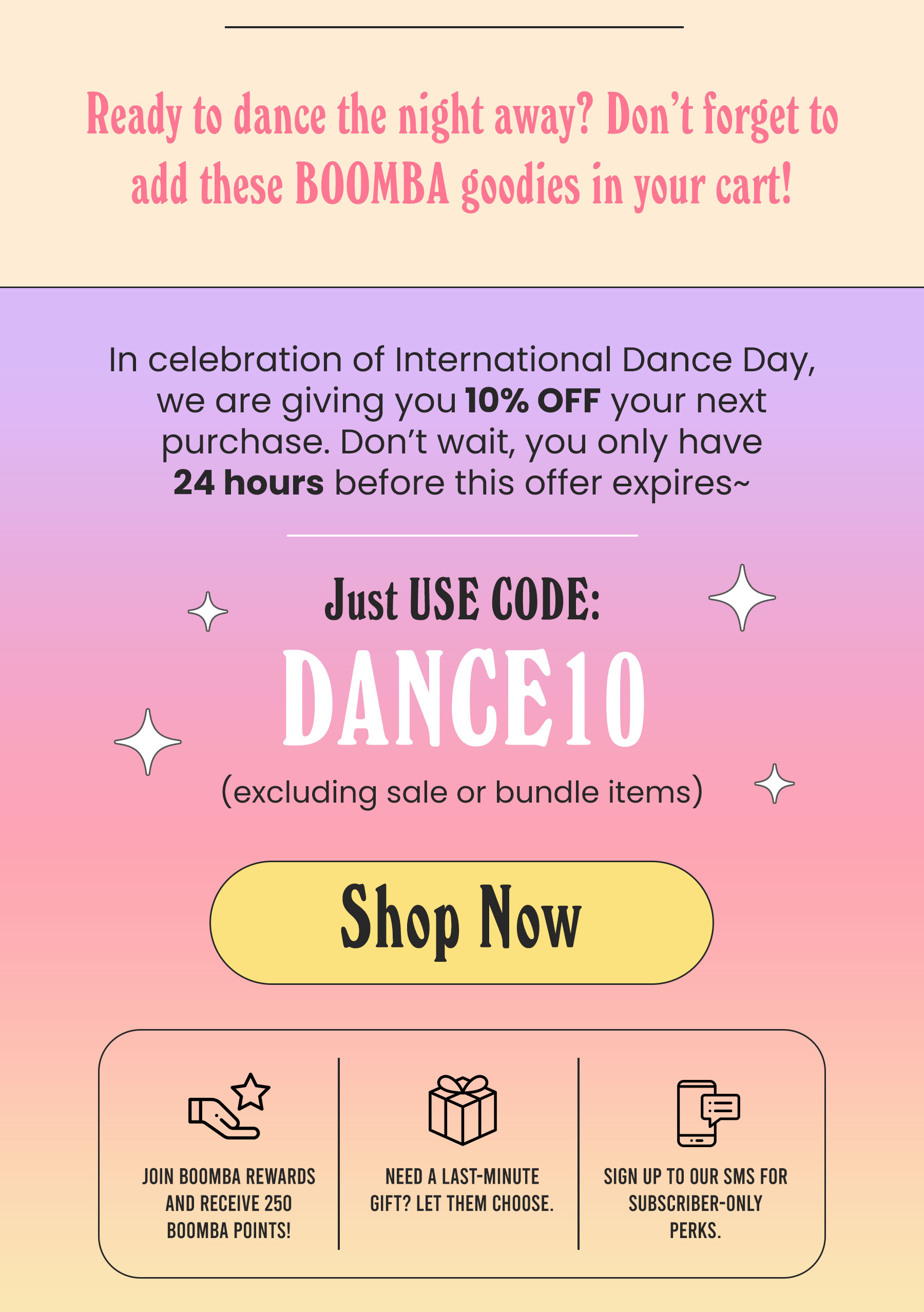 BOOMBA: Happy International Dance Day!