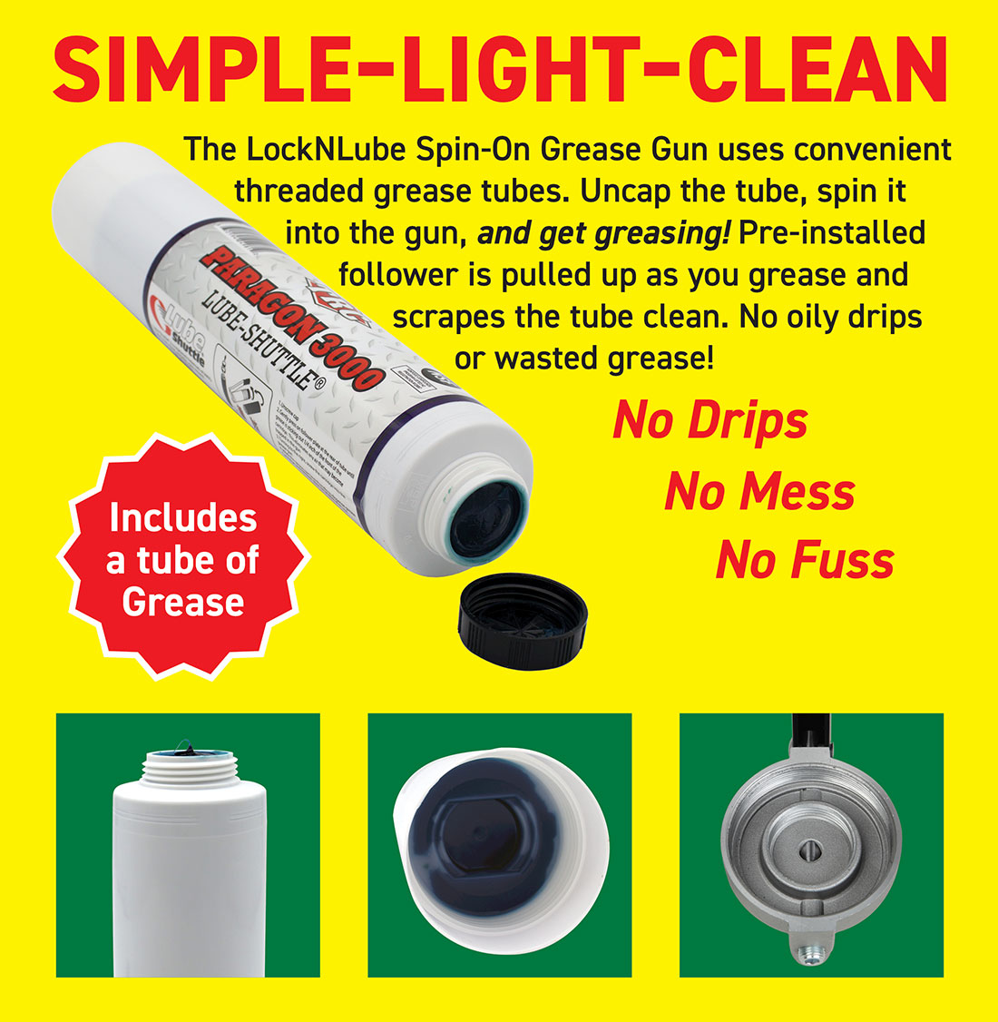 LockNLube Europe's most popular greasing technology, now available