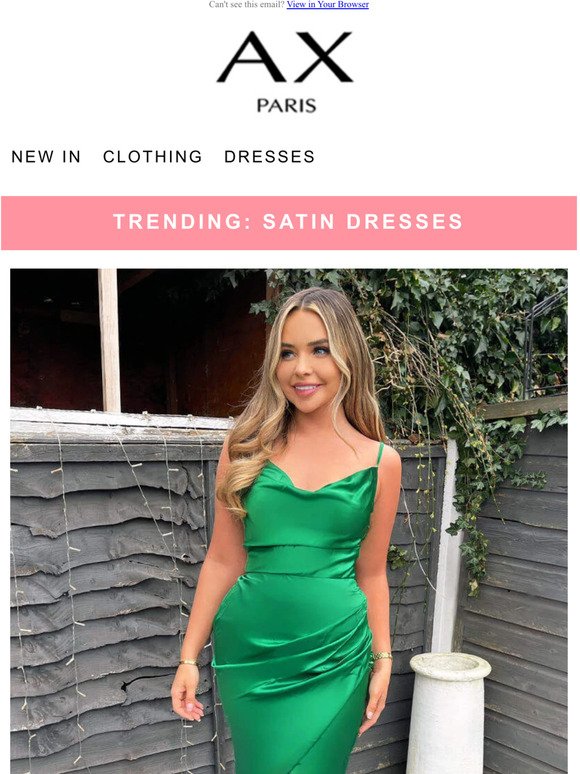 Trending: Satin Dresses