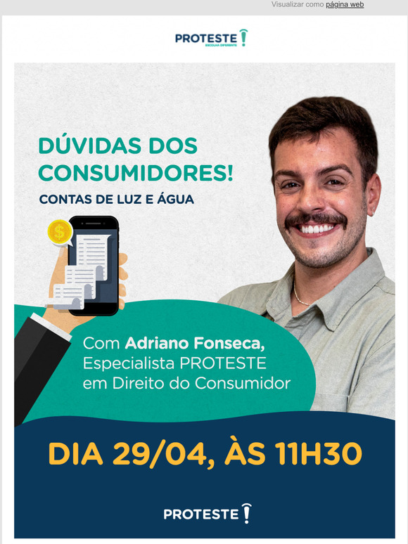 [LIVE hoje - 11h30] Conta de luz e gua? T ruim por a?