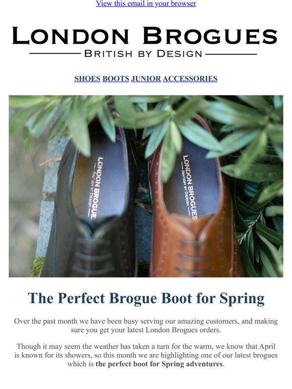 London Brogues Newsletter - April Edition