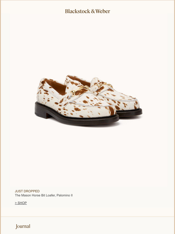 Blackstock & er The Mason Horse Bit Loafer 'Palomino II' is Now
