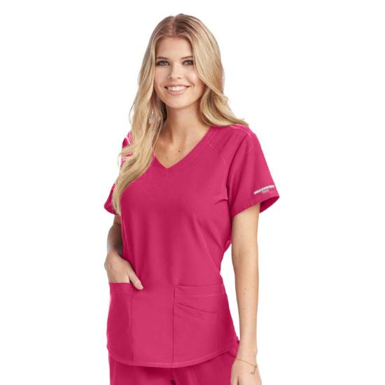 Skechers by Barco Women's Vitality 3 Pocket Scrub Top