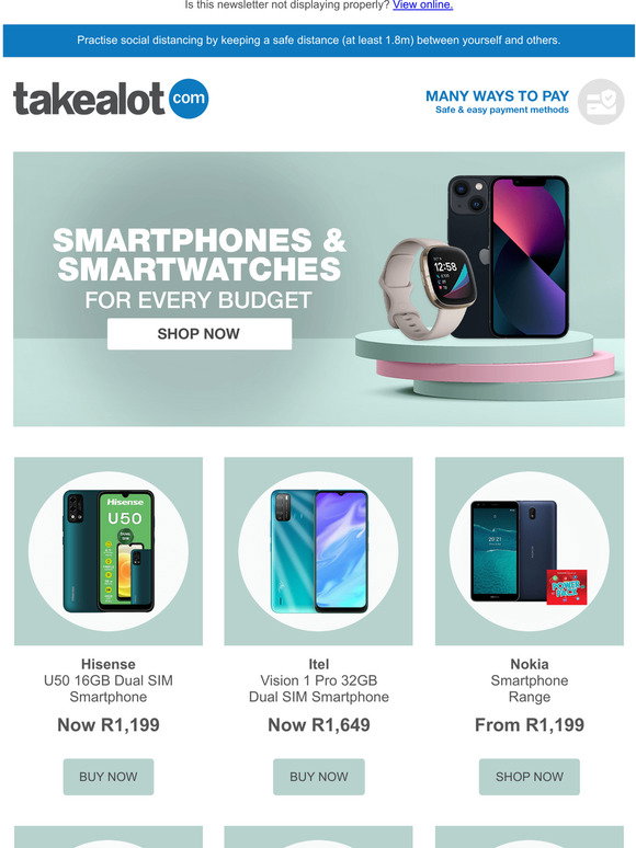 Takealot Explore Our Range Of Smartphones Smartwatches For Every takealot-explore-our-range-of-smartphones-smartwatches-for-every