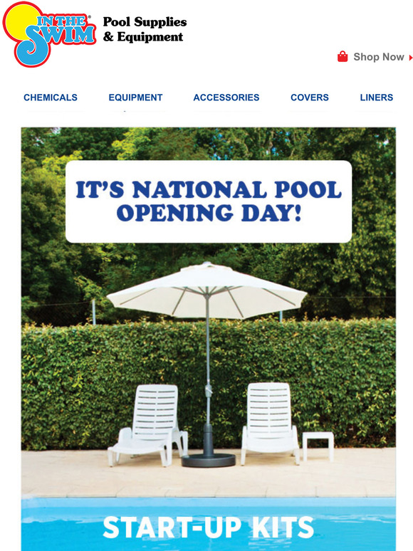 In The Swim Pool Supplies Happy National Pool Opening Day! Milled