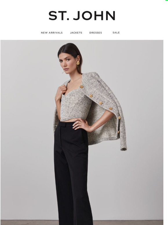 St. John Knits Elevated Essentials To Mix & Match Milled