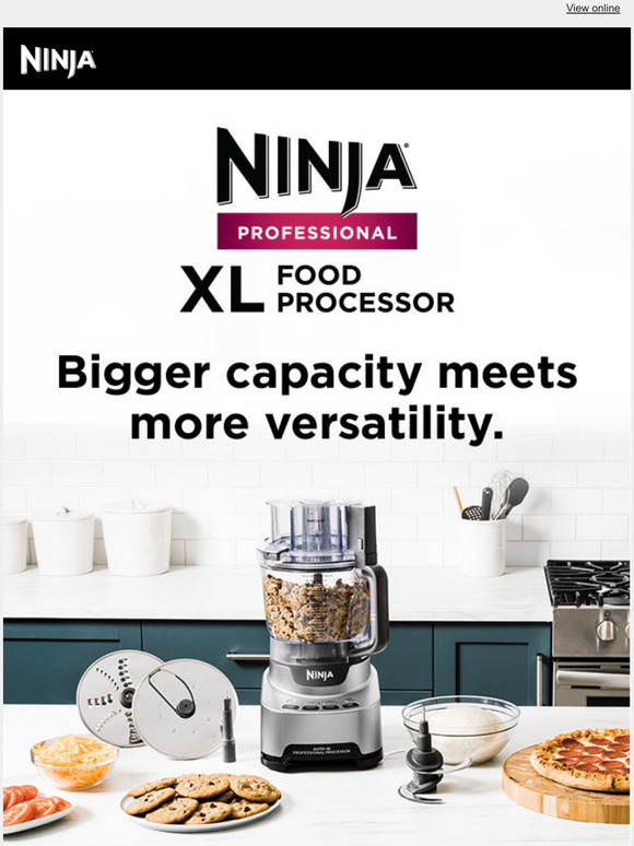 Ninjakitchen Meet the Ninja Professional XL Food Processor. Milled