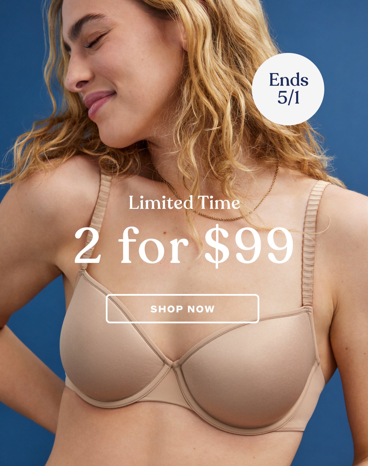 Third Love: Dont Miss Out! 2 T-Shirt Bras for $99 ($136 value