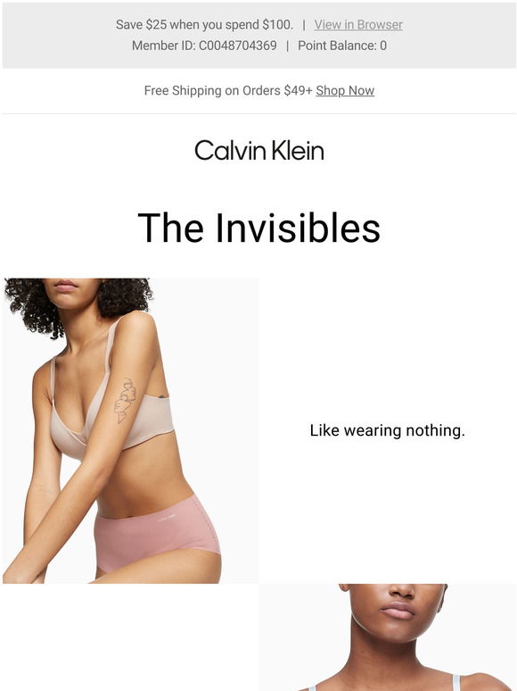 Calvin Klein Canada Wear Under Everything Milled