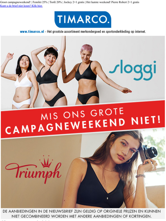 Triumph 20% | Sloggi 20%