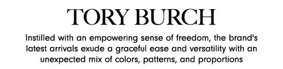 Shop the Tory Burch Lookbook
