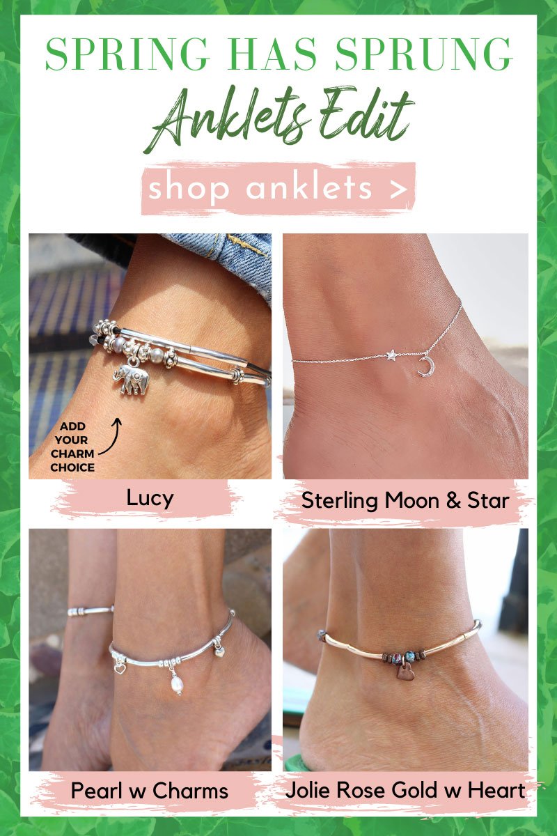 shop anklets collection 25% off