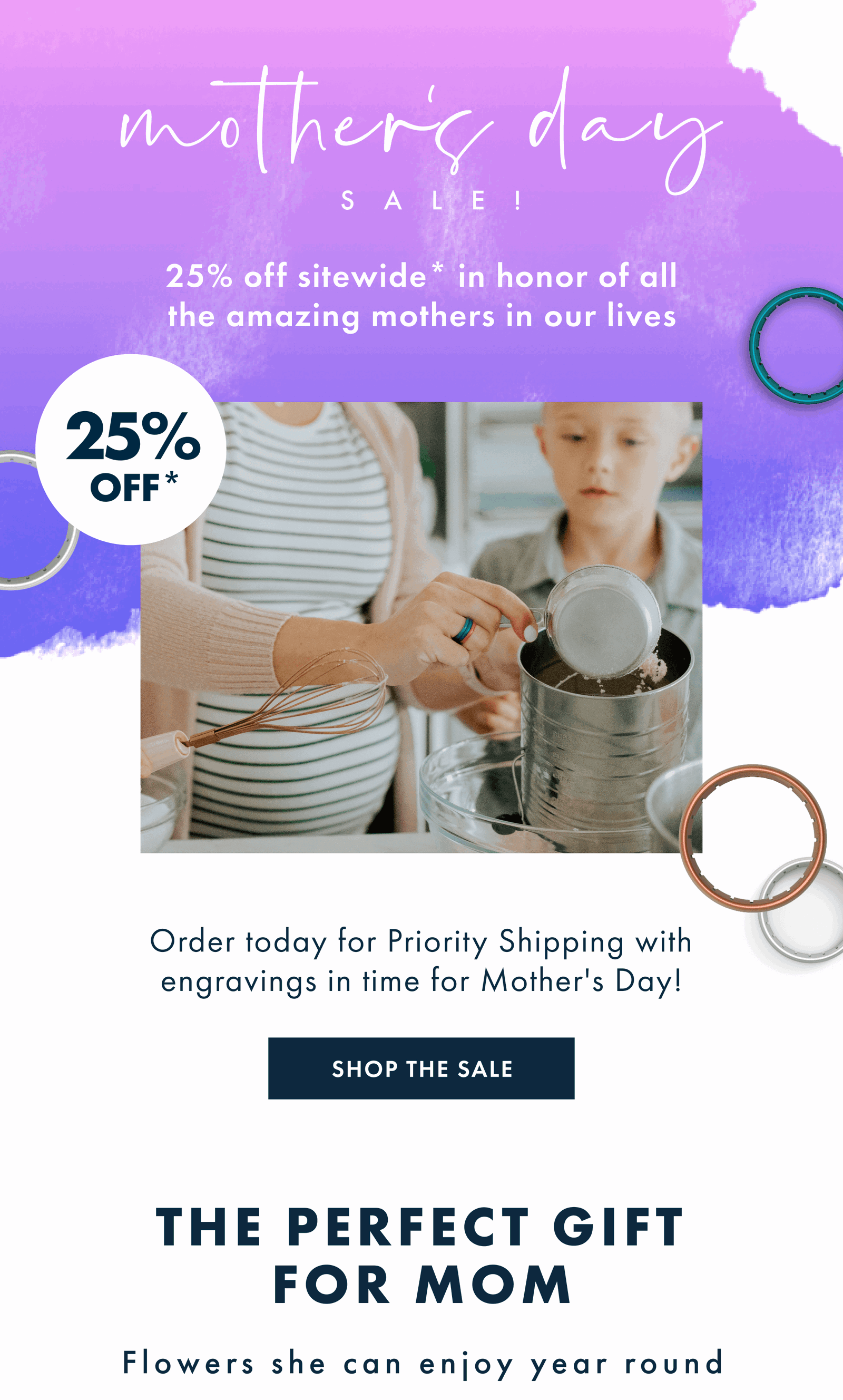 Mother's Day Sale shop the sale