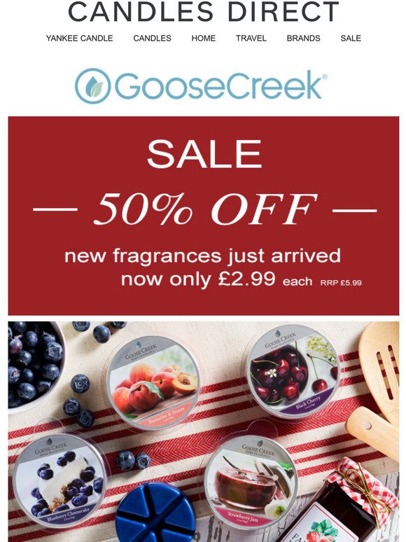  Goose Creek Wax Melts Reduced To Clear