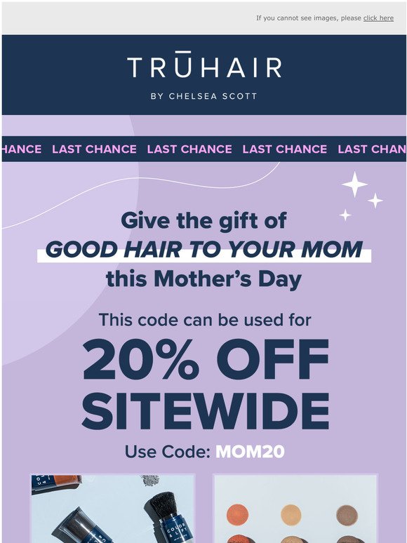 Treat Mom with 20% off! Expires soon.
