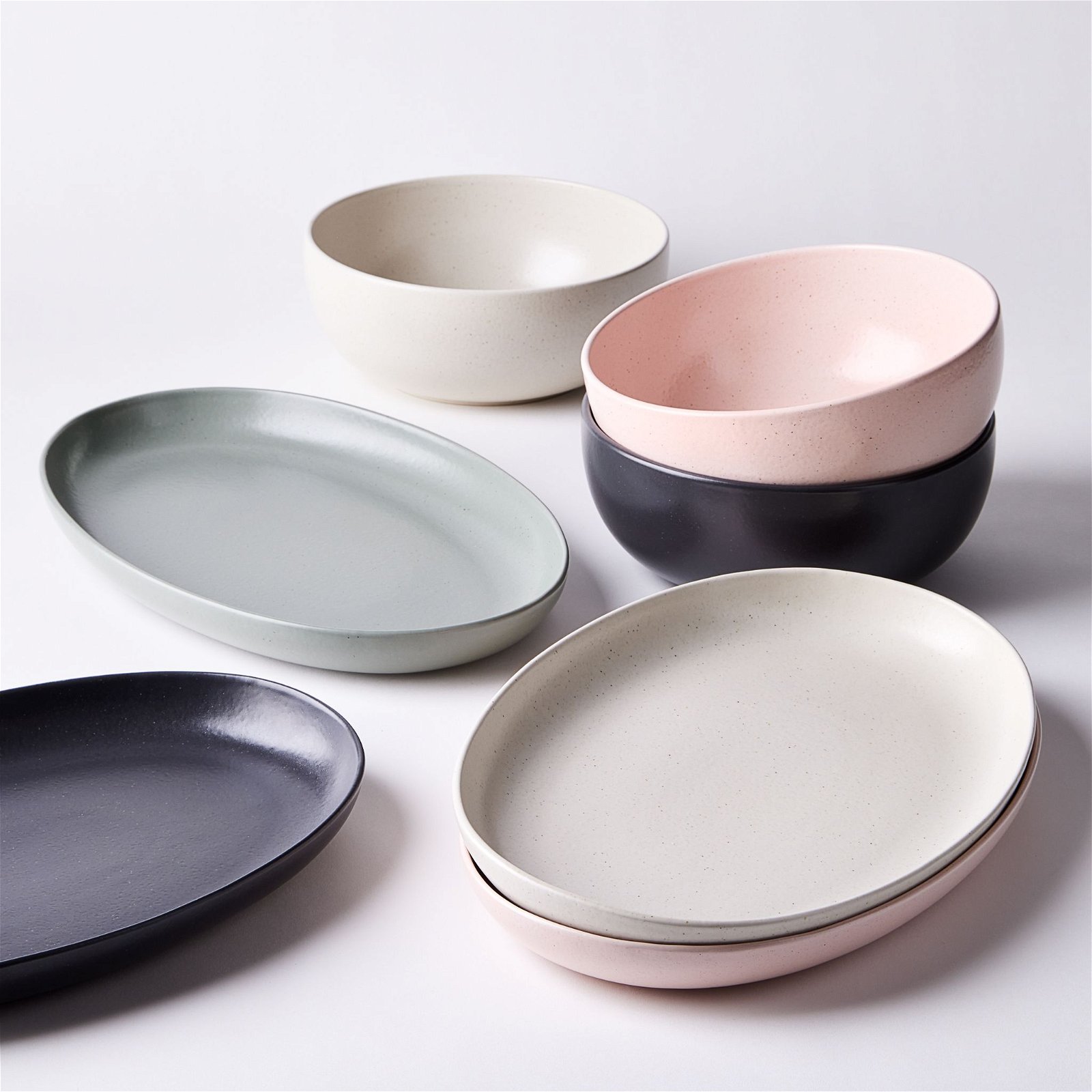 Casafina Modern Classic Ceramic Serving Bowl & Platter