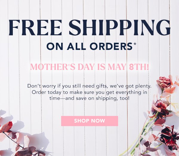 FREE SHIPPING TODAY ONLY