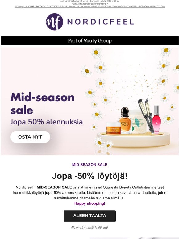 Hyv vappua! Mid-Season Sale JOPA -50%!!! 