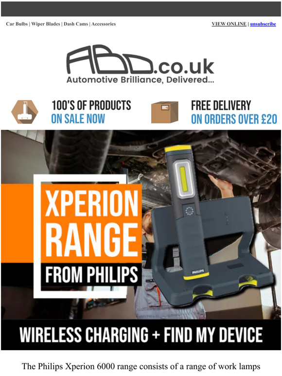 Brand New Philips Xperion LED Work Lights + Find My Device! ......