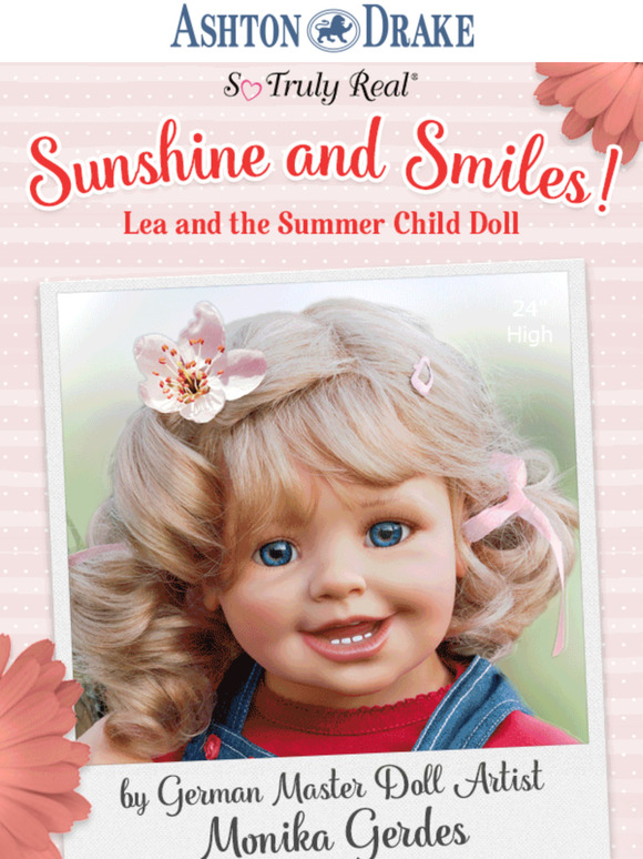 Bring Home Sunshine  and Smiles  All Day Long with Lea and the Summer Child Doll