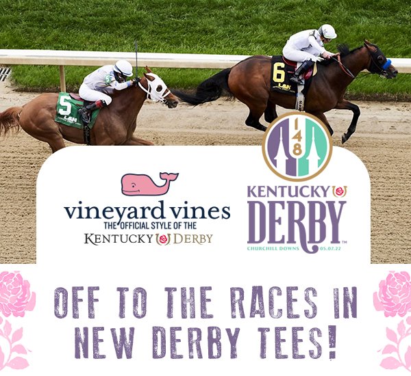 Off To The Races In Kentucky Derby Tees!
