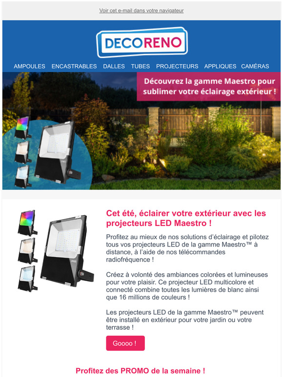 Un clairage de pro pour sublimer votre extrieur !