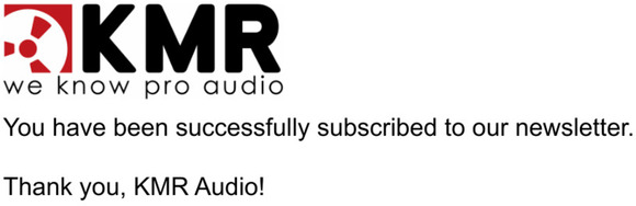 Newsletter subscription success