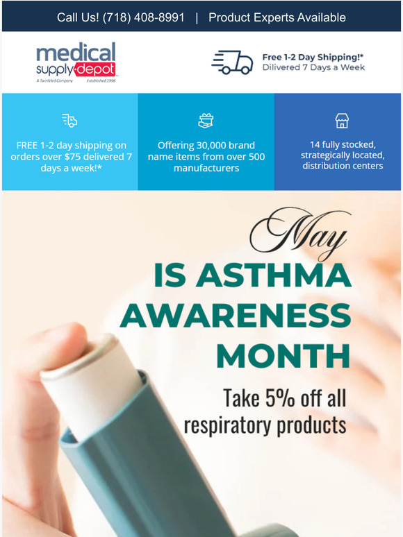 The Medical Supply Breathe Easier with these Savings! Milled