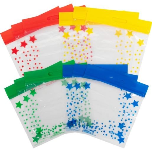 Group-Color Storage Bags-4 Colors - Set of 12