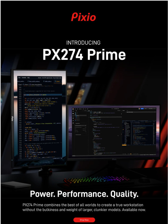 Create, work, and play with the new PX274 Prime