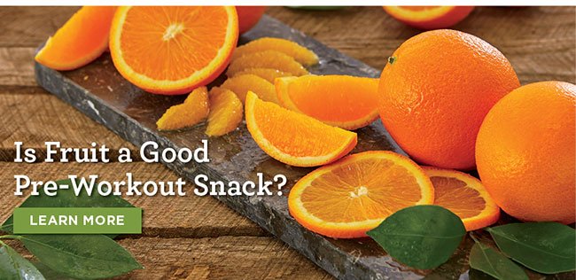 Is fruit a good pre-workout snack?